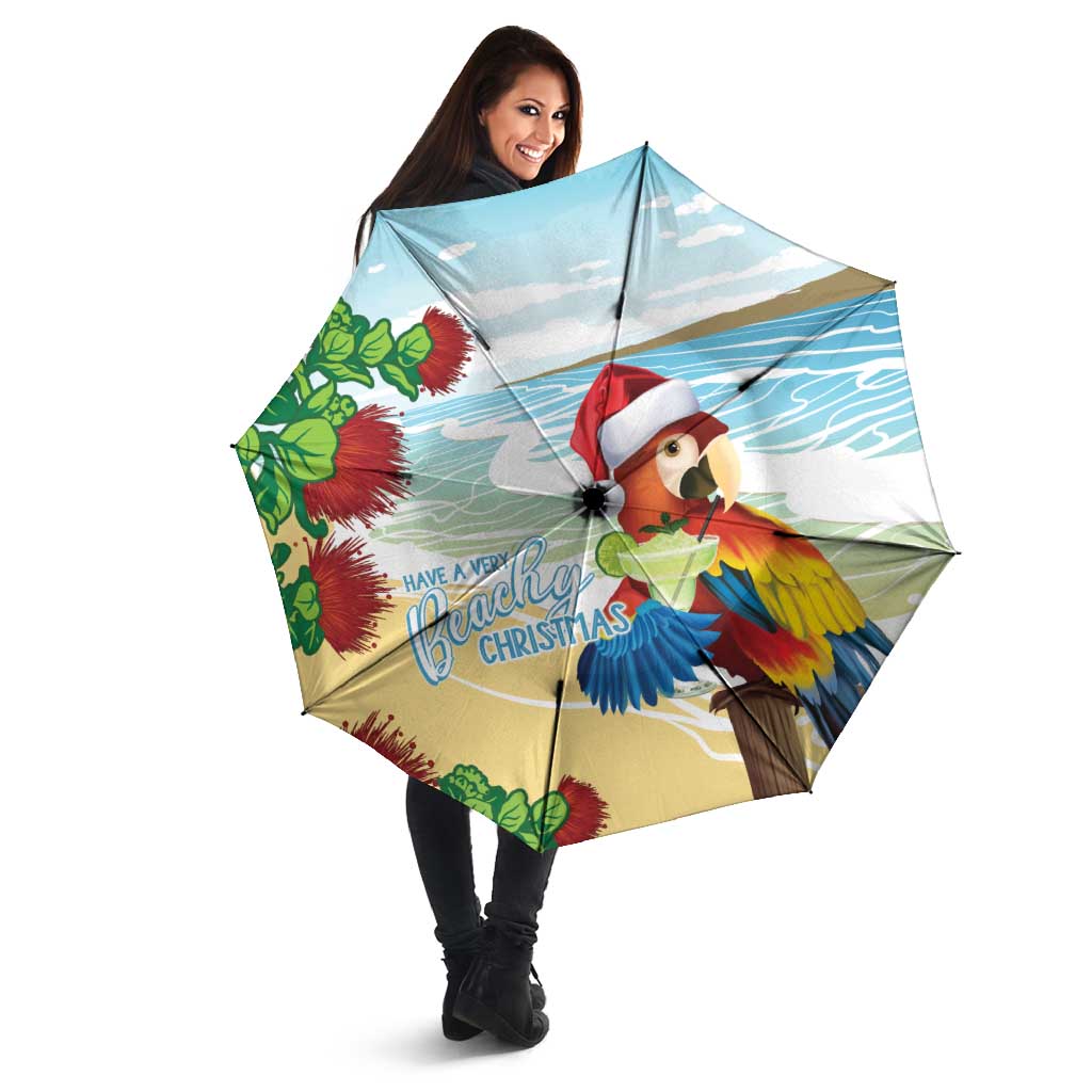 Have A Very Beach Christmas Umbrella Parrot By Lehua Flower LT7 - Polynesian Pride