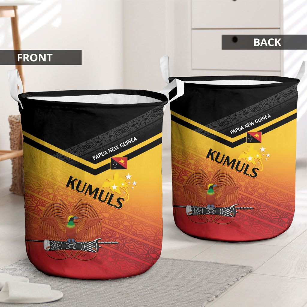 Papua New Guinea Rugby The Kumuls Laundry Basket Motuan Inspired Pattern