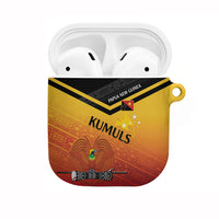 Papua New Guinea Rugby The Kumuls AirPods Case Motuan Inspired Pattern LT7 Multicolor - Polynesian Pride