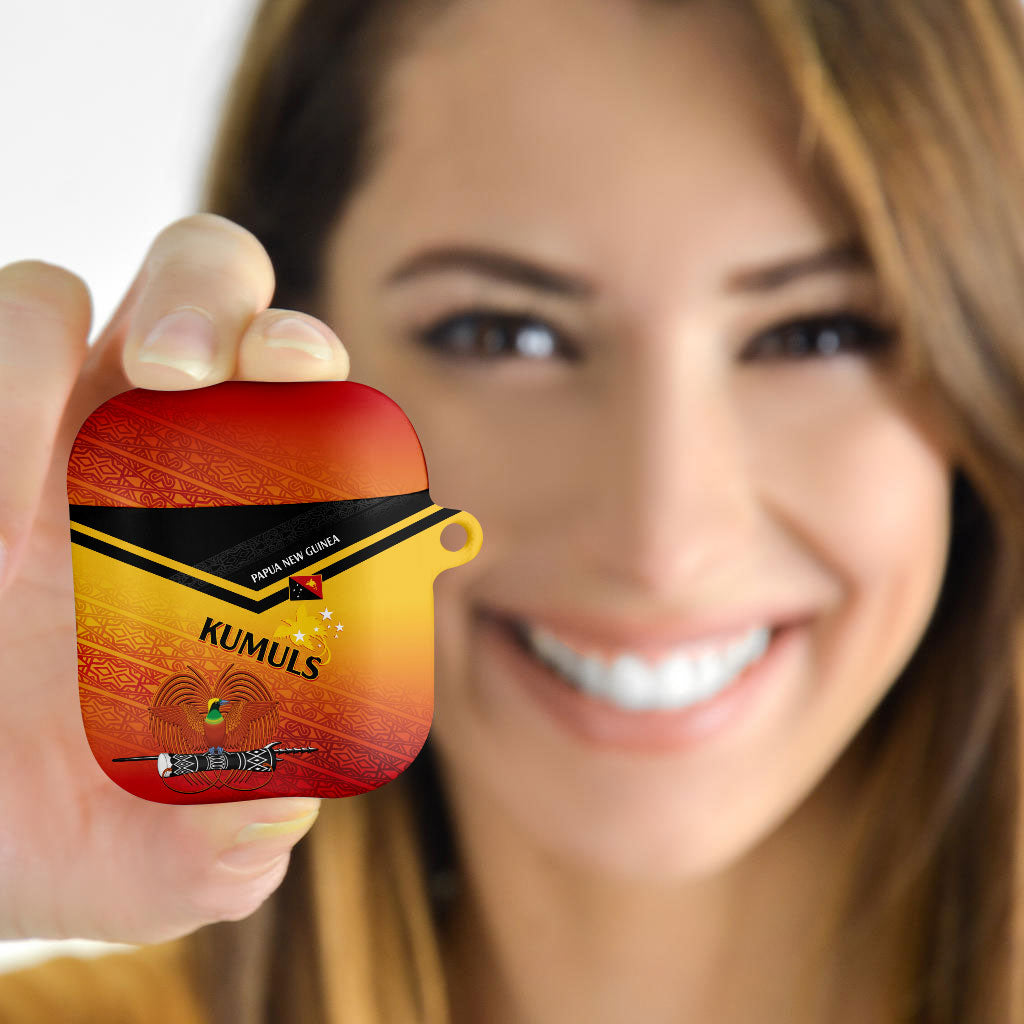 Papua New Guinea Rugby The Kumuls AirPods Case Motuan Inspired Pattern LT7 - Polynesian Pride