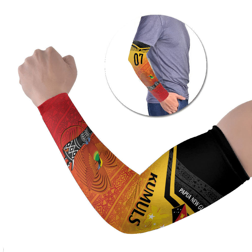 Papua New Guinea Custom Rugby The Kumuls Arm Sleeves Motuan Inspired Pattern