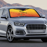 Papua New Guinea Rugby The Kumuls Auto Sun Shade Motuan Inspired Pattern