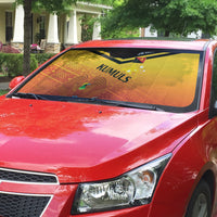 Papua New Guinea Rugby The Kumuls Auto Sun Shade Motuan Inspired Pattern