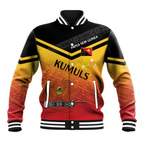 Papua New Guinea Custom Rugby The Kumuls Baseball Jacket Motuan Inspired Pattern