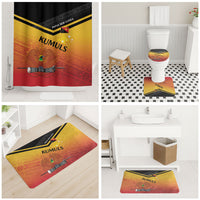 Papua New Guinea Rugby The Kumuls Bathroom Set Motuan Inspired Pattern