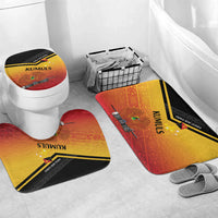 Papua New Guinea Rugby The Kumuls Bathroom Set Motuan Inspired Pattern