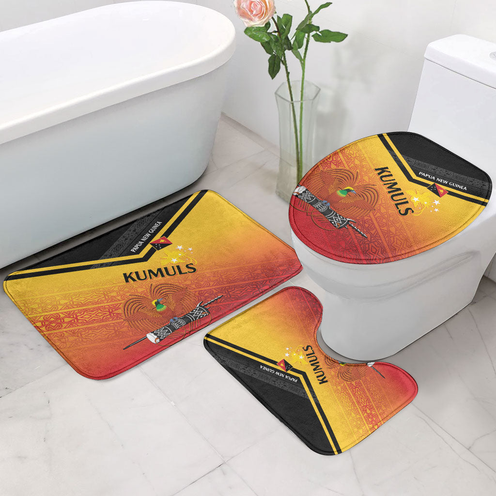 Papua New Guinea Rugby The Kumuls Bathroom Set Motuan Inspired Pattern