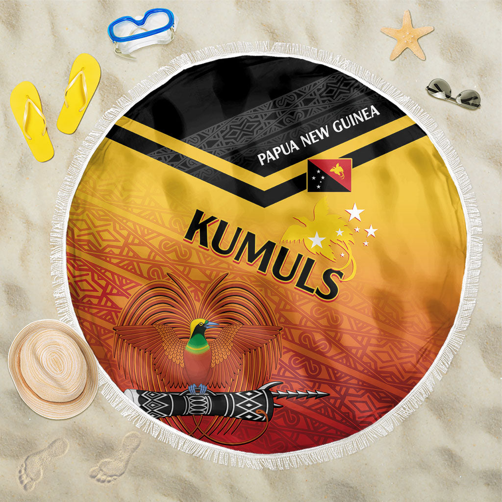 Papua New Guinea Rugby The Kumuls Beach Blanket Motuan Inspired Pattern