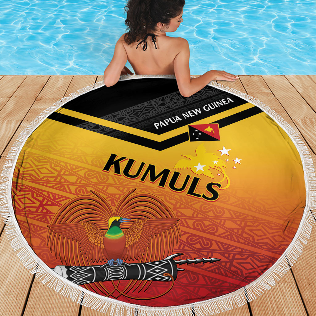 Papua New Guinea Rugby The Kumuls Beach Blanket Motuan Inspired Pattern