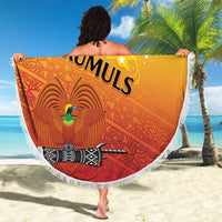 Papua New Guinea Rugby The Kumuls Beach Blanket Motuan Inspired Pattern