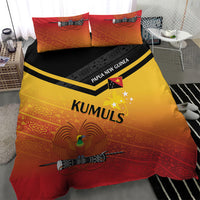 Papua New Guinea Rugby The Kumuls Bedding Set Motuan Inspired Pattern