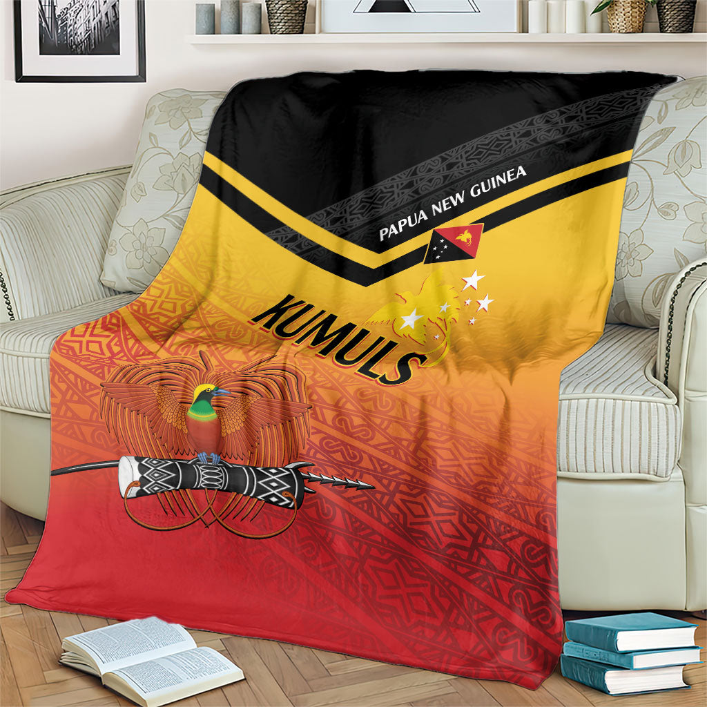 Papua New Guinea Rugby The Kumuls Blanket Motuan Inspired Pattern