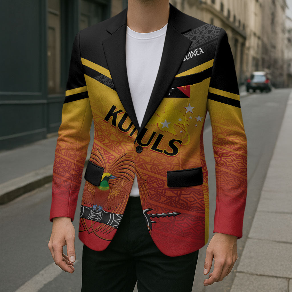 Papua New Guinea Custom Rugby The Kumuls Blazer Motuan Inspired Pattern