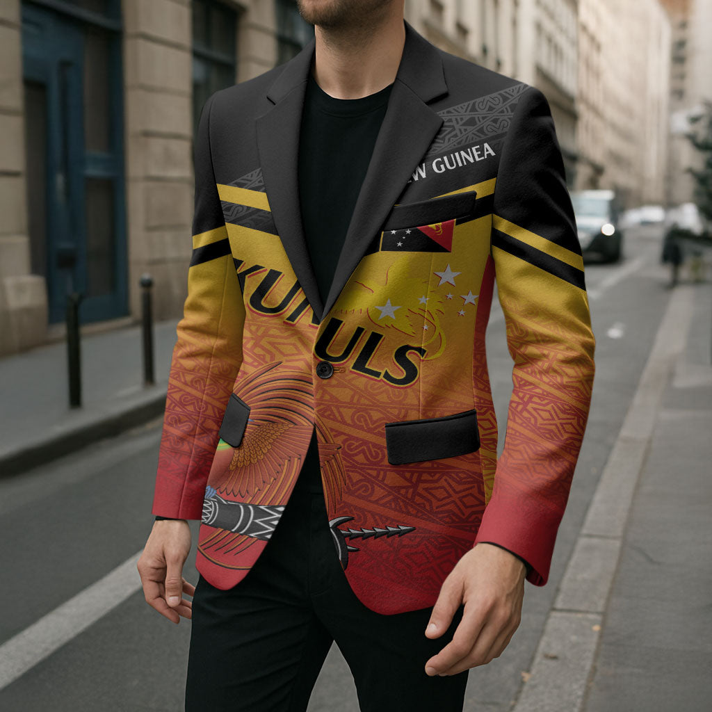 Papua New Guinea Custom Rugby The Kumuls Blazer Motuan Inspired Pattern