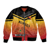 Papua New Guinea Custom Rugby The Kumuls Bomber Jacket Motuan Inspired Pattern