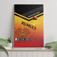 Papua New Guinea Rugby The Kumuls Canvas Wall Art Motuan Inspired Pattern