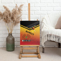 Papua New Guinea Rugby The Kumuls Canvas Wall Art Motuan Inspired Pattern