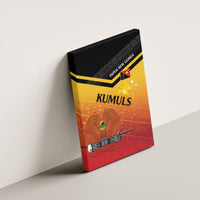 Papua New Guinea Rugby The Kumuls Canvas Wall Art Motuan Inspired Pattern