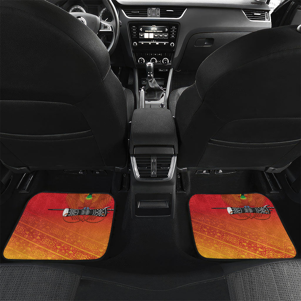 Papua New Guinea Custom Rugby The Kumuls Car Mats Motuan Inspired Pattern