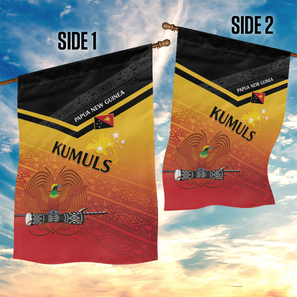 Papua New Guinea Rugby The Kumuls Garden Flag Motuan Inspired Pattern