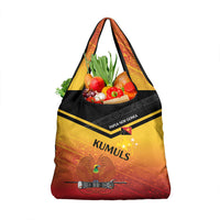 Papua New Guinea Rugby The Kumuls Grocery Bag Motuan Inspired Pattern