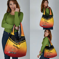 Papua New Guinea Rugby The Kumuls Grocery Bag Motuan Inspired Pattern