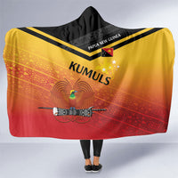Papua New Guinea Rugby The Kumuls Hooded Blanket Motuan Inspired Pattern