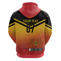 Papua New Guinea Custom Rugby The Kumuls Hoodie Motuan Inspired Pattern LT7 - Polynesian Pride