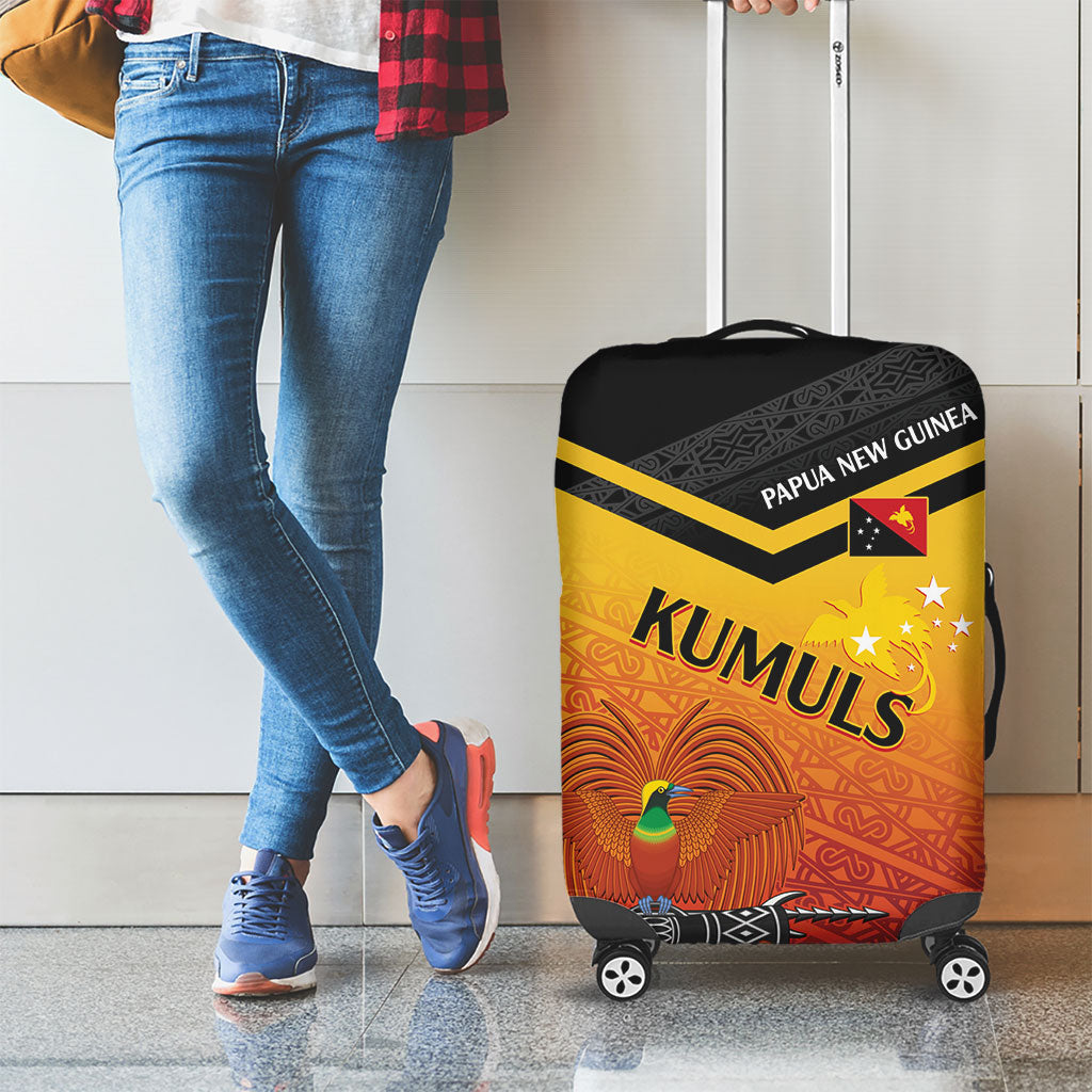 Papua New Guinea Rugby The Kumuls Luggage Cover Motuan Inspired Pattern LT7 - Polynesian Pride