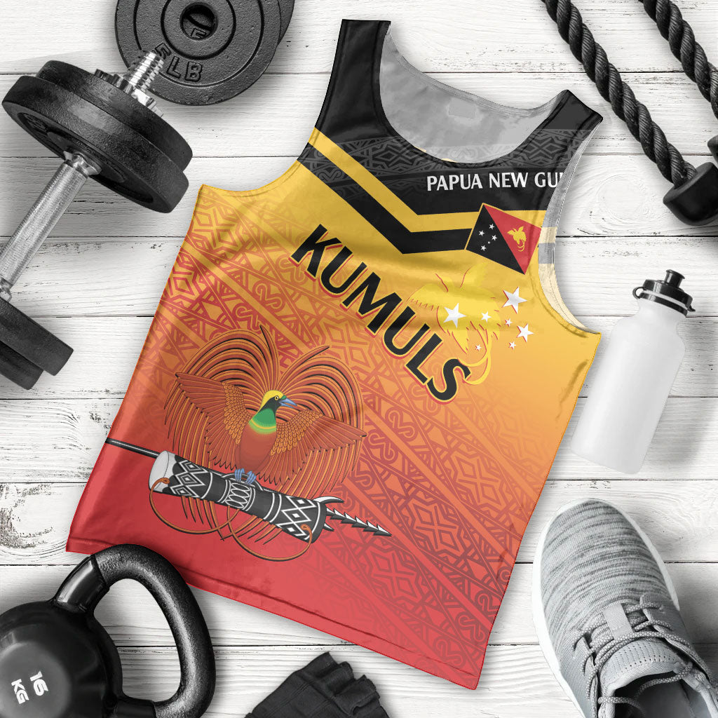 Papua New Guinea Custom Rugby The Kumuls Men Tank Top Motuan Inspired Pattern