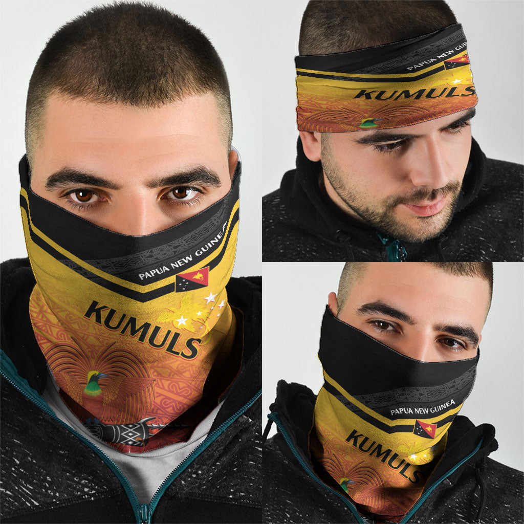 Papua New Guinea Rugby The Kumuls Neck Gaiter Motuan Inspired Pattern
