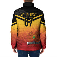 Papua New Guinea Custom Rugby The Kumuls Padded Jacket Motuan Inspired Pattern
