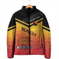 Papua New Guinea Custom Rugby The Kumuls Padded Jacket Motuan Inspired Pattern