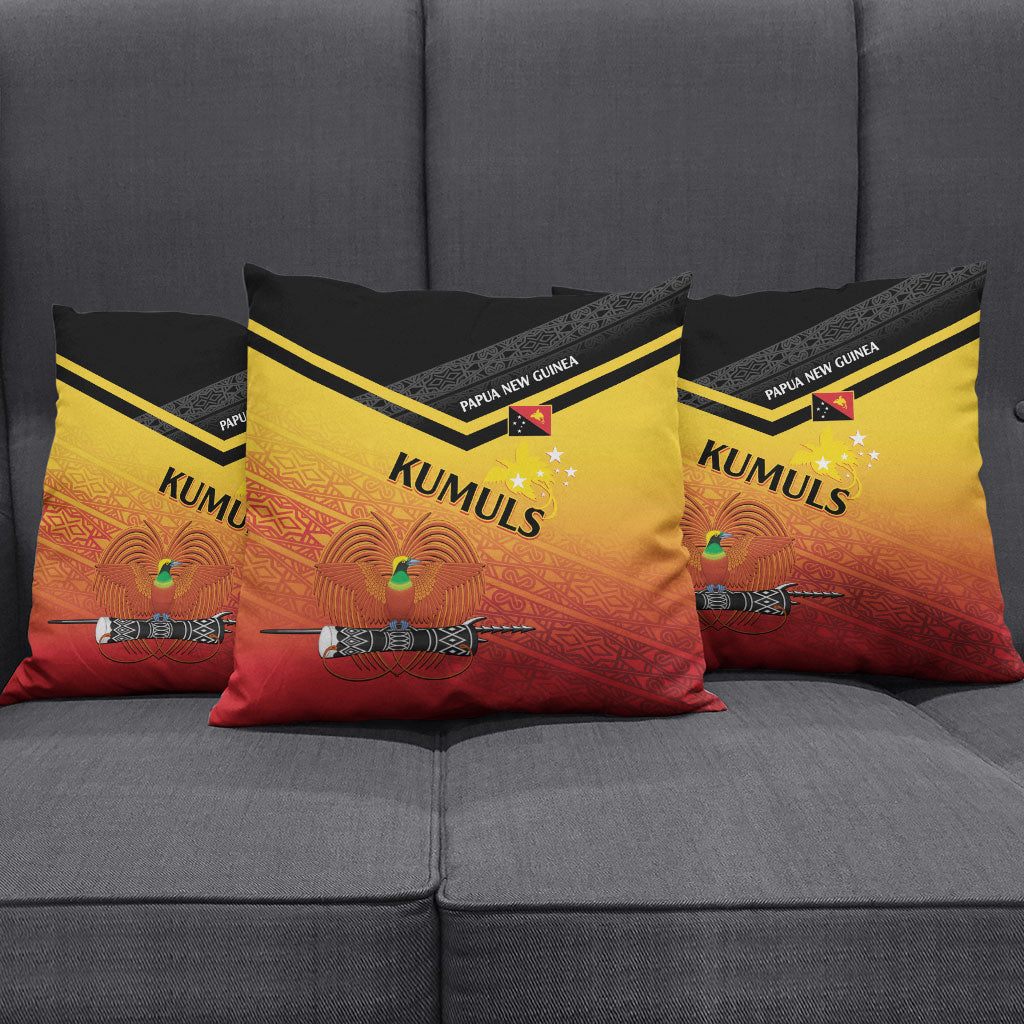 Papua New Guinea Rugby The Kumuls Pillow Cover Motuan Inspired Pattern