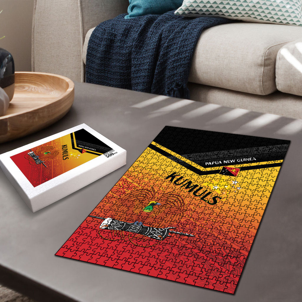 Papua New Guinea Rugby The Kumuls Puzzle Motuan Inspired Pattern