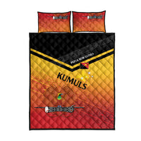 Papua New Guinea Rugby The Kumuls Quilt Bed Set Motuan Inspired Pattern