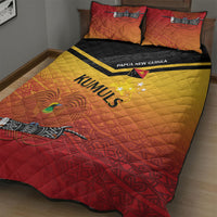Papua New Guinea Rugby The Kumuls Quilt Bed Set Motuan Inspired Pattern