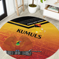 Papua New Guinea Rugby The Kumuls Round Carpet Motuan Inspired Pattern