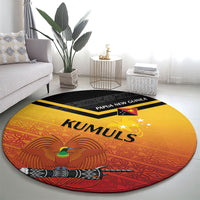 Papua New Guinea Rugby The Kumuls Round Carpet Motuan Inspired Pattern