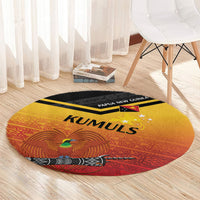 Papua New Guinea Rugby The Kumuls Round Carpet Motuan Inspired Pattern