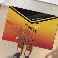 Papua New Guinea Rugby The Kumuls Rubber Doormat Motuan Inspired Pattern