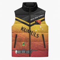Papua New Guinea Custom Rugby The Kumuls Sleeveless Puffer Jacket Motuan Inspired Pattern