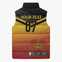 Papua New Guinea Custom Rugby The Kumuls Sleeveless Puffer Jacket Motuan Inspired Pattern