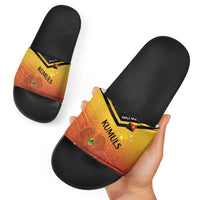 Papua New Guinea Rugby The Kumuls Slide Sandals Motuan Inspired Pattern