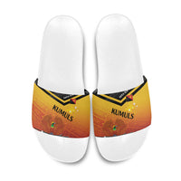 Papua New Guinea Rugby The Kumuls Slide Sandals Motuan Inspired Pattern