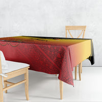 Papua New Guinea Rugby The Kumuls Tablecloth Motuan Inspired Pattern