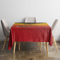 Papua New Guinea Rugby The Kumuls Tablecloth Motuan Inspired Pattern