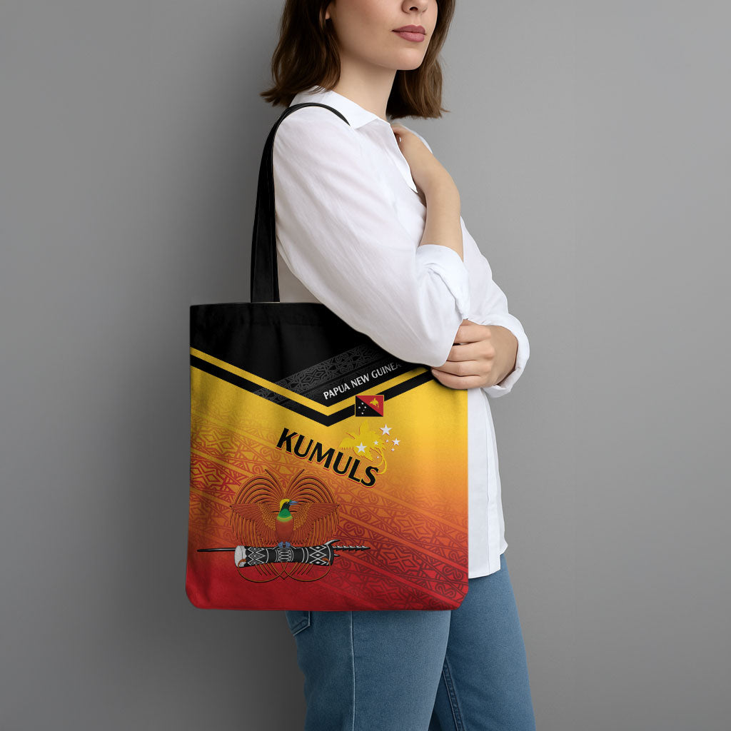 Papua New Guinea Rugby The Kumuls Tote Bag Motuan Inspired Pattern