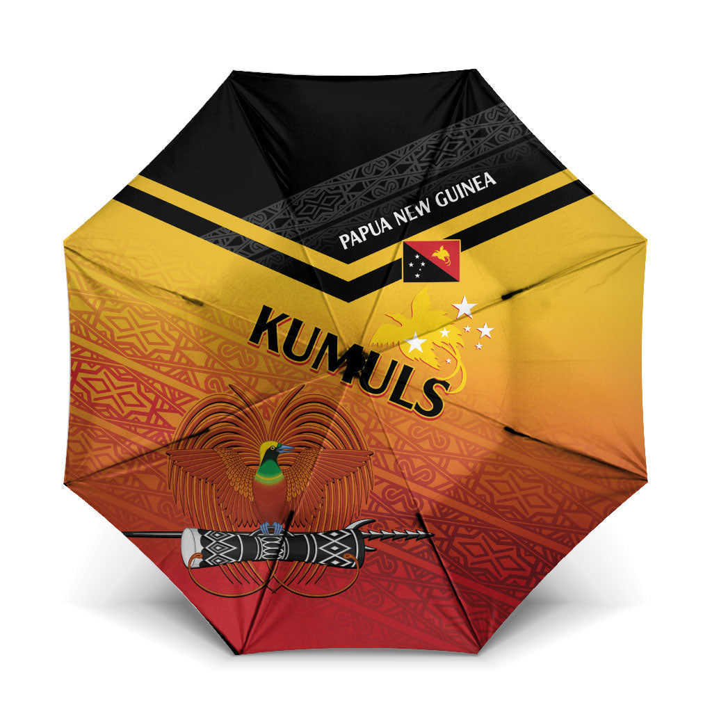Papua New Guinea Rugby The Kumuls Umbrella Motuan Inspired Pattern