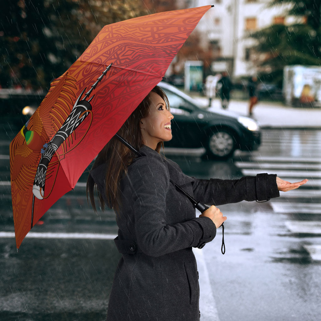 Papua New Guinea Rugby The Kumuls Umbrella Motuan Inspired Pattern